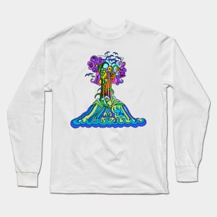 Tropical Island Paradise Long Sleeve T-Shirt